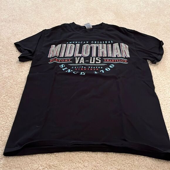 GILDAN SIZE SMALL MIDLOTHIAN VA SHIRT KIDS - Picture 1 of 7